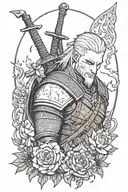 witcher 3 tattoo design idea