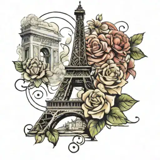 paris and italy inspired small tattoo design tattoo design idea
