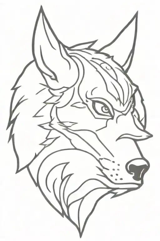 Princess Mononoke boar face tattoo design tattoo design idea