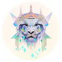 3 peak mountain with opal elephant tattoo design idea