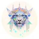 3 peak mountain with opal elephant tattoo design idea