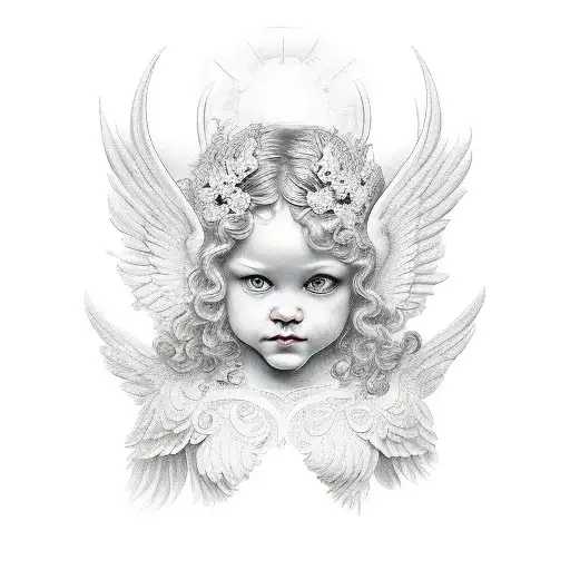 cherub  tattoo design idea