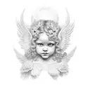cherub  tattoo design idea