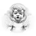 cherub  tattoo design idea