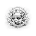 cherub  tattoo design idea