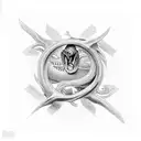 uroboros eel tattoo design idea