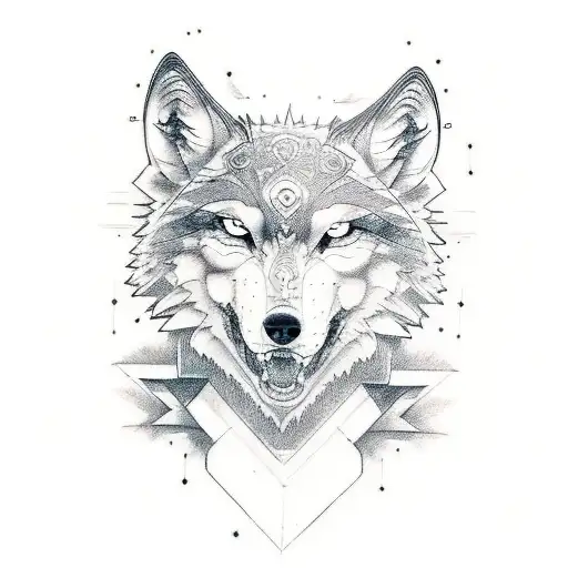 couples tattoo wolf tattoo design idea