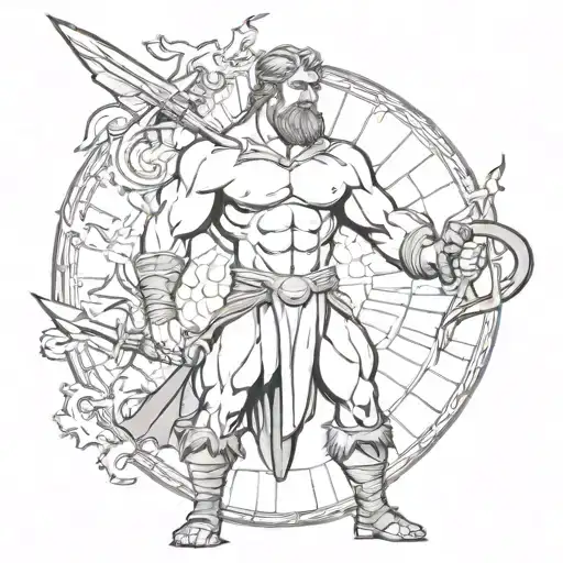 hercules  tattoo design idea