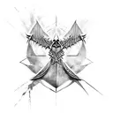 Assassins Creed symbol epic  tattoo design idea