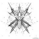 Assassins Creed symbol epic  tattoo design idea