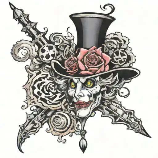 Have I gone mad? I'm afraid so you're entirely bonkers but ill tell you a secret all the best people are tattoo design idea