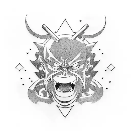 ANIME + JUJUTSU KAISEN + GOJO + GETO tattoo design idea