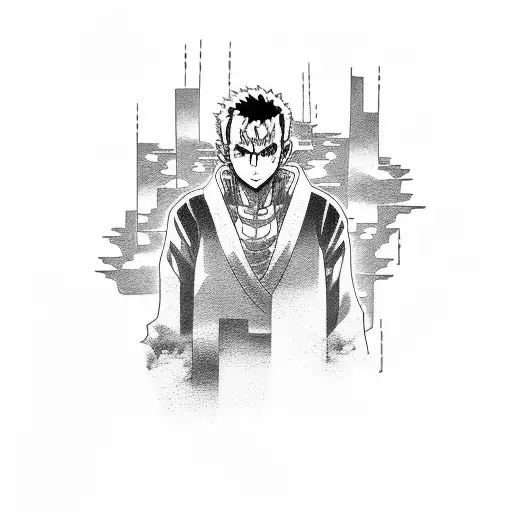 ANIME + JUJUTSU KAISEN tattoo design idea