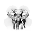 3 elephants tattoo design idea