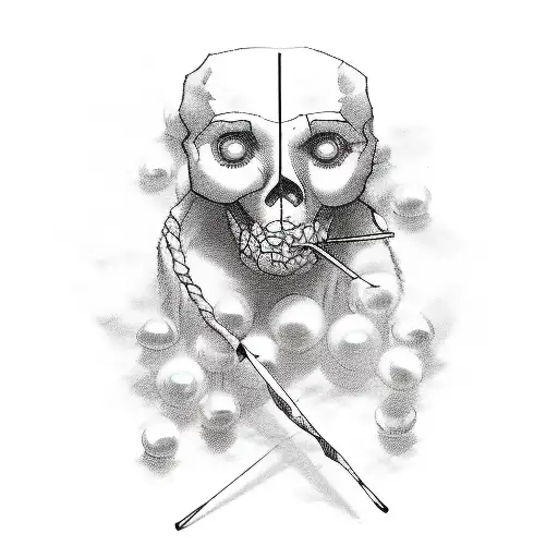 the words alive with the Pearl Jam stick figure after it tattoo design idea