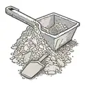 cement, shovel tattoo design idea