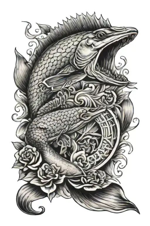 salmo 91 tattoo design idea
