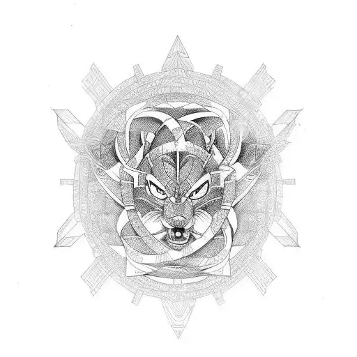 mon tattoo design idea