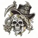 Death before Dishonor tattoo design idea