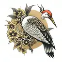 Japanese crane bird tattoo design idea