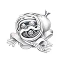 italy tattoo design idea