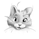 tom and jerry tattoo design idea