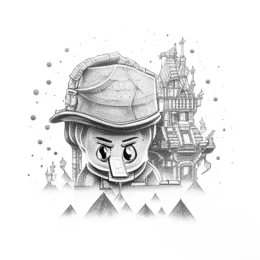 brick by brick you'll have your day  tattoo design idea