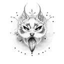 2 cherries tattoo design idea