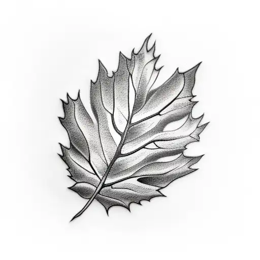 Ivy leaf  tattoo design idea