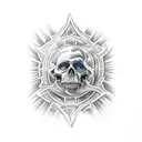 holy diver tattoo design idea