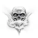 holy diver tattoo design idea