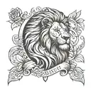 lion head psalms 91 forearm tattoo tattoo design idea