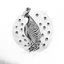 Peacock tattoo design idea