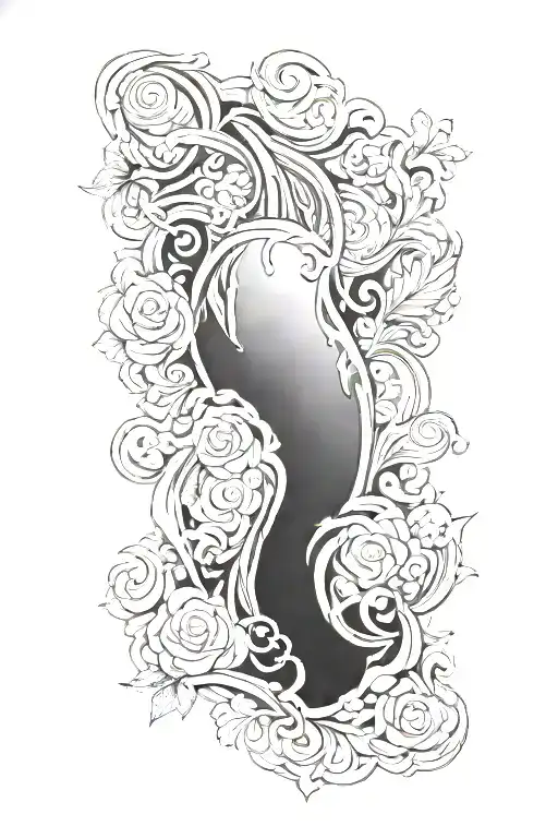 tooled leather sleeve tattoo tattoo design idea