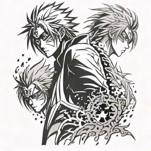 Bleach anime tattoo design idea