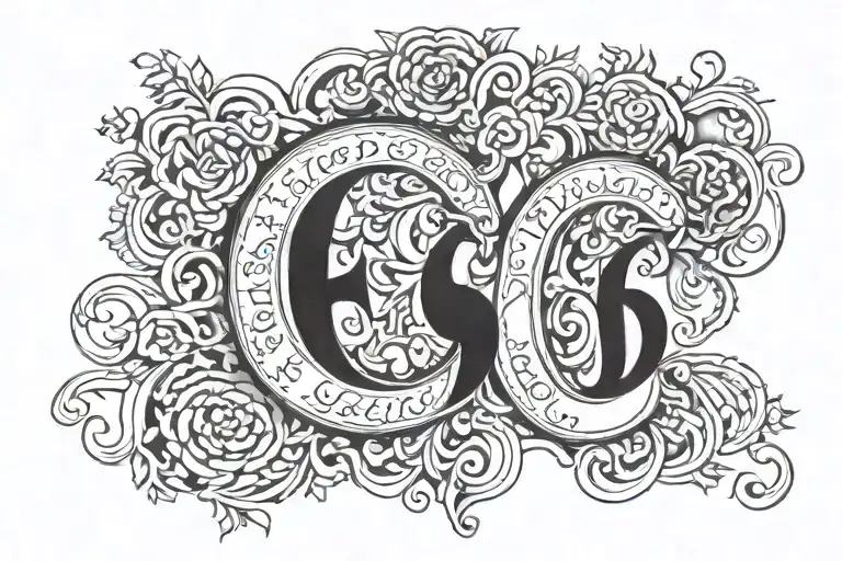 A letter 1966 for the stomach above the belly button should be abit round, old german style letters tattoo design idea
