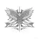 Icaro flying towards the sun tattoo design idea