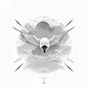 Icaro flying towards the sun tattoo design idea