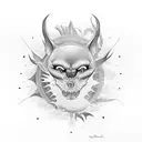 Icaro flying towards the sun tattoo design idea