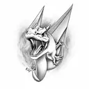 charizard tattoo design idea