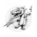 charizard tattoo design idea