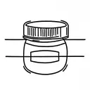 peanut butter jar tattoo design idea