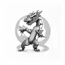 charizard tattoo design idea