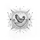 moksha bird symbol tattoo tattoo design idea