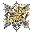 jainism inspired calligraphy   tattoo design idea