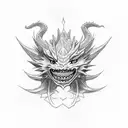 Meliodas dragon tattoo tattoo design idea