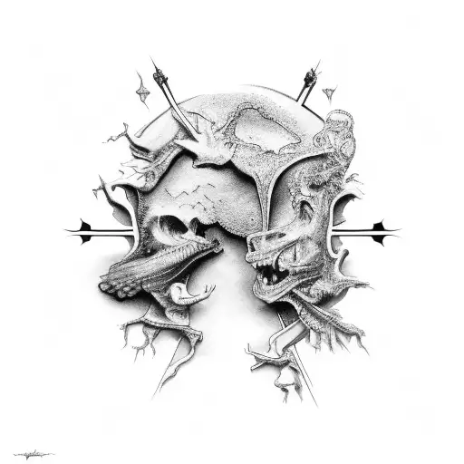 creation of adam tattoo design idea