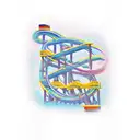 roller coaster tattoo design idea