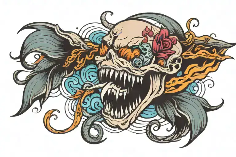 cry me a river tattoo design idea