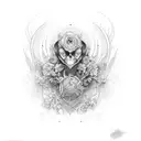 pair Eri and Greg tattoo design idea